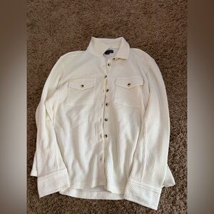 Erika Cream Button-Up Top